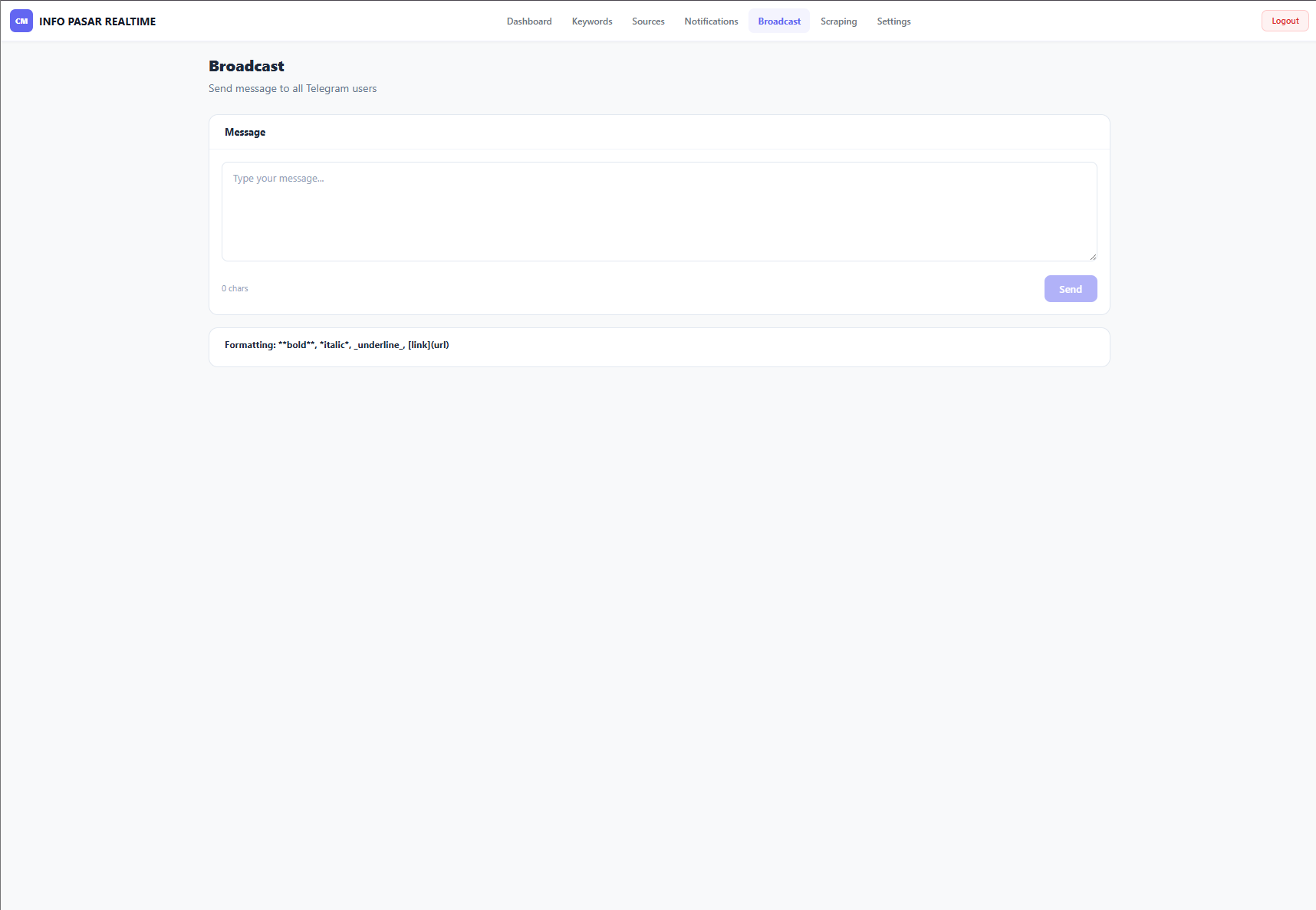 Infopasarku - Commodity Monitoring 5